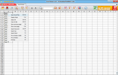 Capture d'écran de l'application Excel Viewer - #3