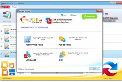 Capture d'écran de l'application FoxPDF TXT to PDF Converter - #1