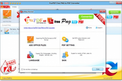 Capture d'écran de l'application FoxPDF Free PNG to PDF Converter - #1