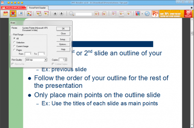 Capture d'écran de l'application PPT Reader - #3