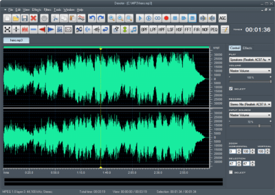 Capture d'écran de l'application Dexster Audio Editor - #1