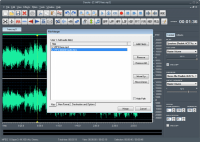 Capture d'écran de l'application Dexster Audio Editor - #2