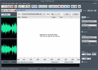 Capture d'écran de l'application Dexster Audio Editor - #3