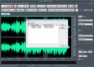 Capture d'écran de l'application Dexster Audio Editor - #5