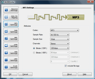 Capture d'écran de l'application Audiozilla Audio Converter - #3
