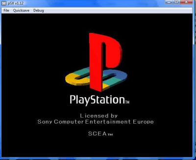 Capture d'écran de l'application pSX emulator - #1