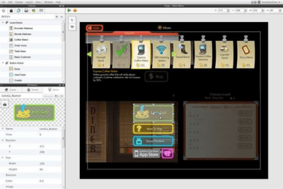 Capture d'écran de l'application GameSalad - #2