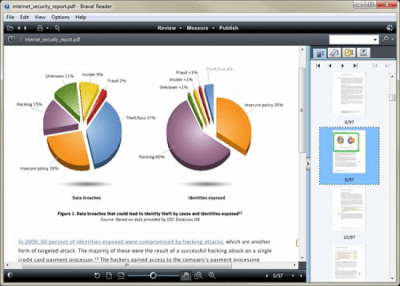 Capture d'écran de l'application Brava! Reader - #1