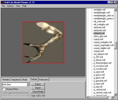 Capture d'écran de l'application MilkShape 3D - #5