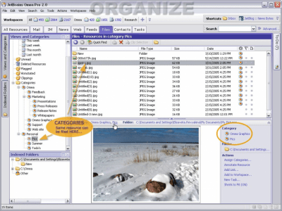 Capture d'écran de l'application Omea Reader - #3