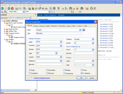 Capture d'écran de l'application OrangeCD Player - #5