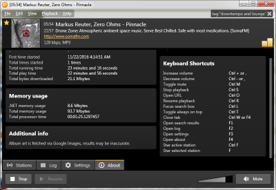 Capture d'écran de l'application Screamer Radio - #3