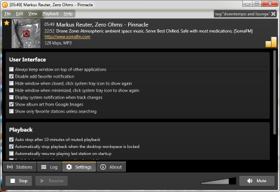 Capture d'écran de l'application Screamer Radio - #4