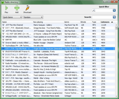 Capture d'écran de l'application Spider Player - #3