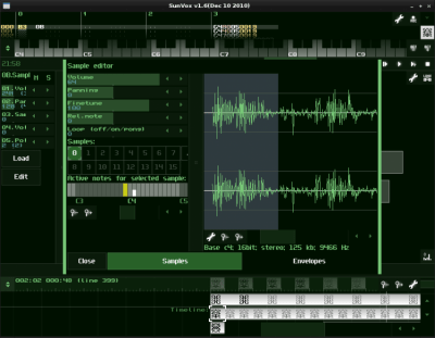 Capture d'écran de l'application SunVox - #3
