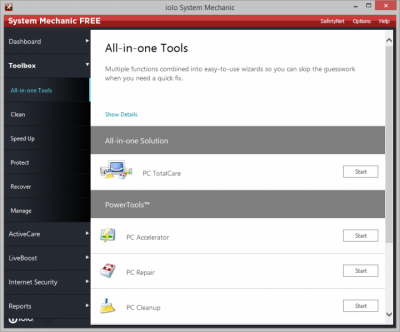 Capture d'écran de l'application System Mechanic - #5