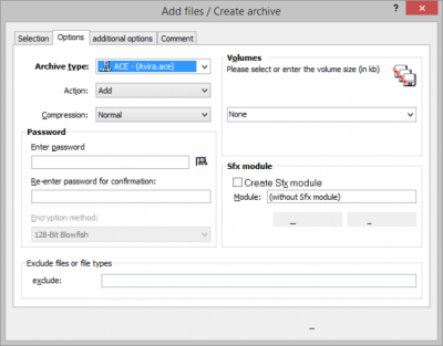 Capture d'écran de l'application WinAce - #5