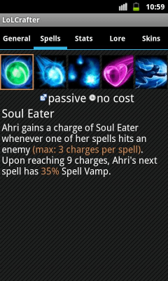 Capture d'écran de l'application League of Legends Crafter - #6