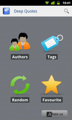 Capture d'écran de l'application Deep Quotes - #4