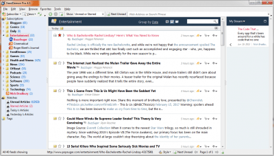 Capture d'écran de l'application FeedDemon - #6