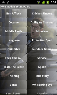 Capture d'écran de l'application Role Models Soundboard - #1