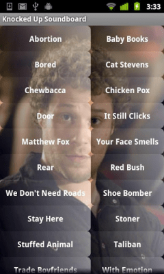 Capture d'écran de l'application Knocked Up Soundboard - #1