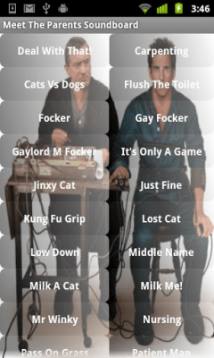 Capture d'écran de l'application Meet The Parents Soundboard - #1