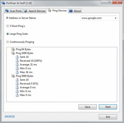 Capture d'écran de l'application PortScan - #3