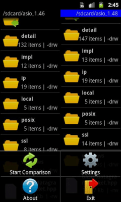 Capture d'écran de l'application Folder Compare - #3
