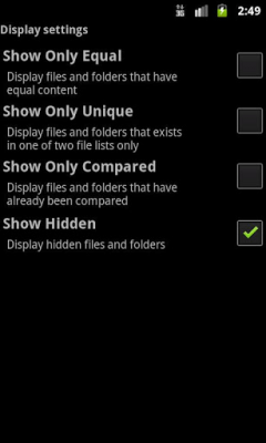 Capture d'écran de l'application Folder Compare - #4