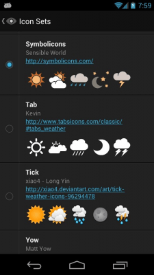 Capture d'écran de l'application Eye In Sky Weather - #4