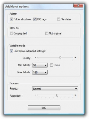 Capture d'écran de l'application MP3 Quality Modifier - #1