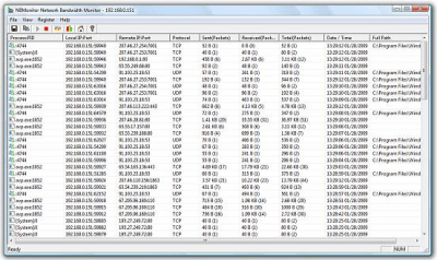 Capture d'écran de l'application NBMonitor Network Bandwidth Monitor - #1