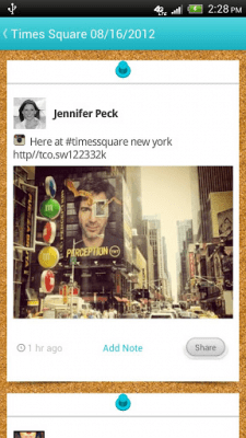 Capture d'écran de l'application Pin a Post - #3