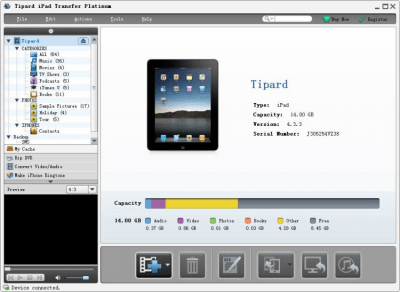 Capture d'écran de l'application Tipard iPad Transfer Platinum - #1