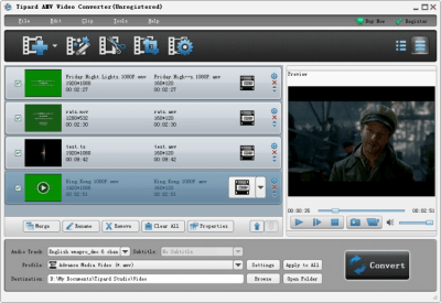 Capture d'écran de l'application Tipard AMV Video Converter - #1