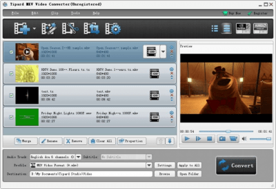 Capture d'écran de l'application Tipard MKV Video Converter - #1