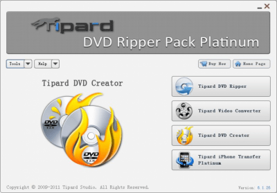 Capture d'écran de l'application Tipard DVD Ripper Pack Platinum - #1