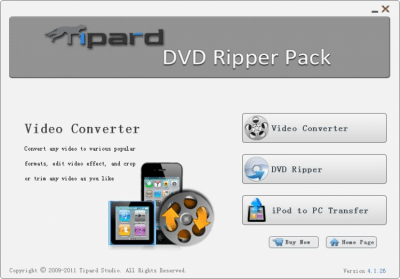 Capture d'écran de l'application Tipard DVD Ripper Pack Standard - #1