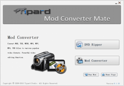 Capture d'écran de l'application Tipard Mod Converter Mate - #1