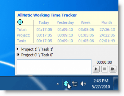 Capture d'écran de l'application AllNetic Working Time Tracker - #5