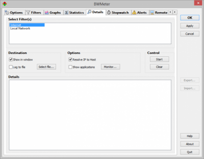 Capture d'écran de l'application BWMeter - #5