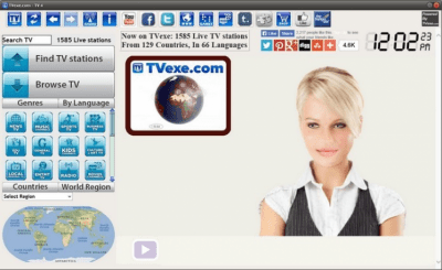 Capture d'écran de l'application TVexe TV HD - #1