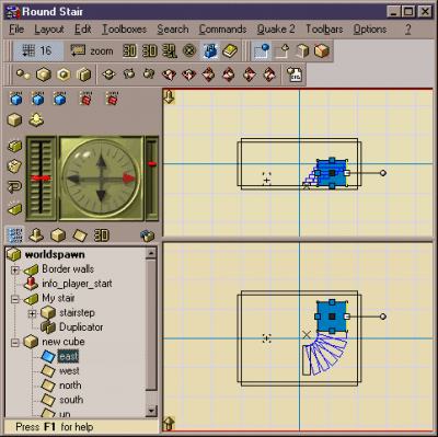 Capture d'écran de l'application QuArK - #3