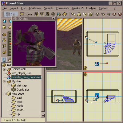 Capture d'écran de l'application QuArK - #4