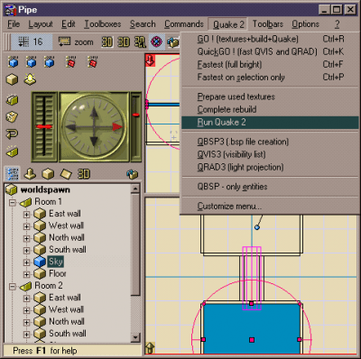 Capture d'écran de l'application QuArK - #5