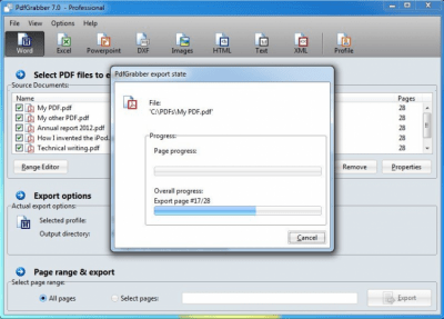 Capture d'écran de l'application PdfGrabber - #5