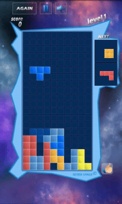 Capture d'écran de l'application Tetris Space - #3