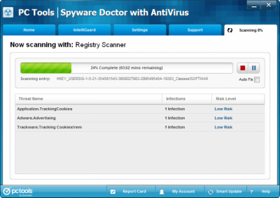 Capture d'écran de l'application Spyware Doctor with AntiVirus - #3