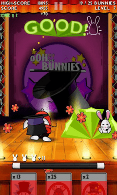 Capture d'écran de l'application oOH!! Bunnies - #4